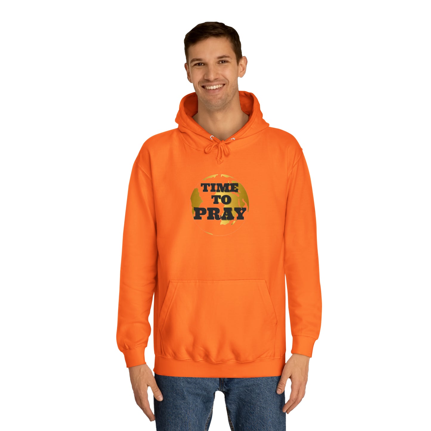 Time to Pray for Peace Unisex College Hoodie