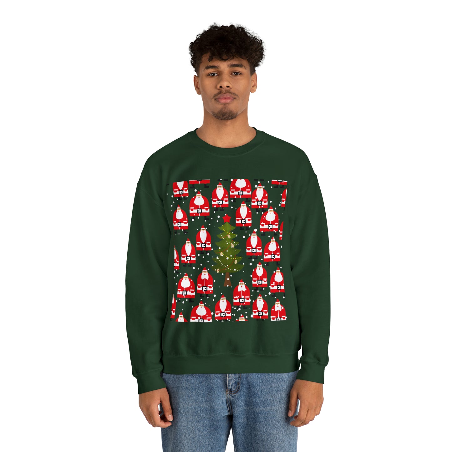 Unisex Heavy Blend™ Crewneck Christmas Ugly Sweatshirt9