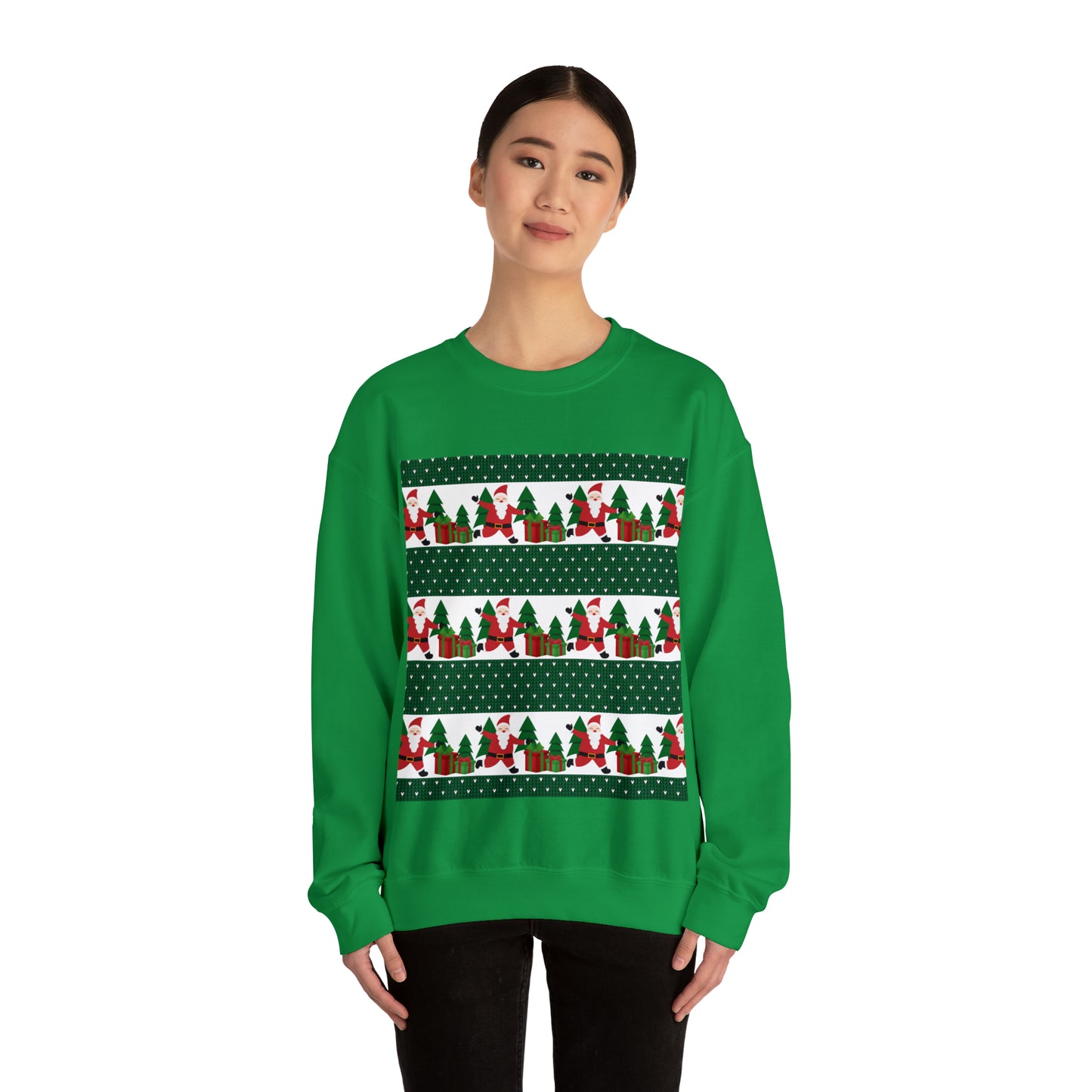 Unisex Heavy Blend™ Crewneck Christmas Ugly Sweatshirt21