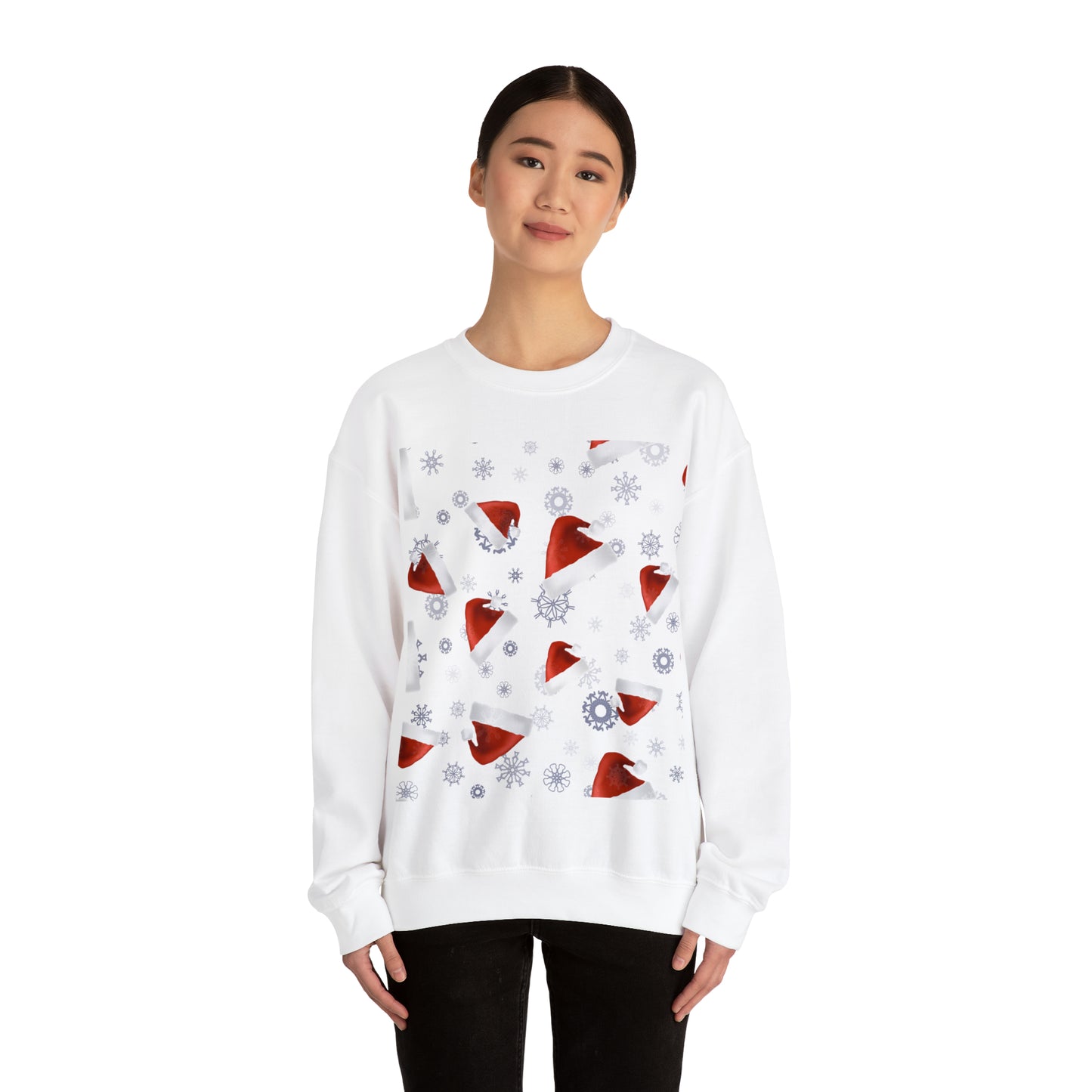 Unisex Heavy Blend™ Crewneck Christmas Ugly Sweatshirt18