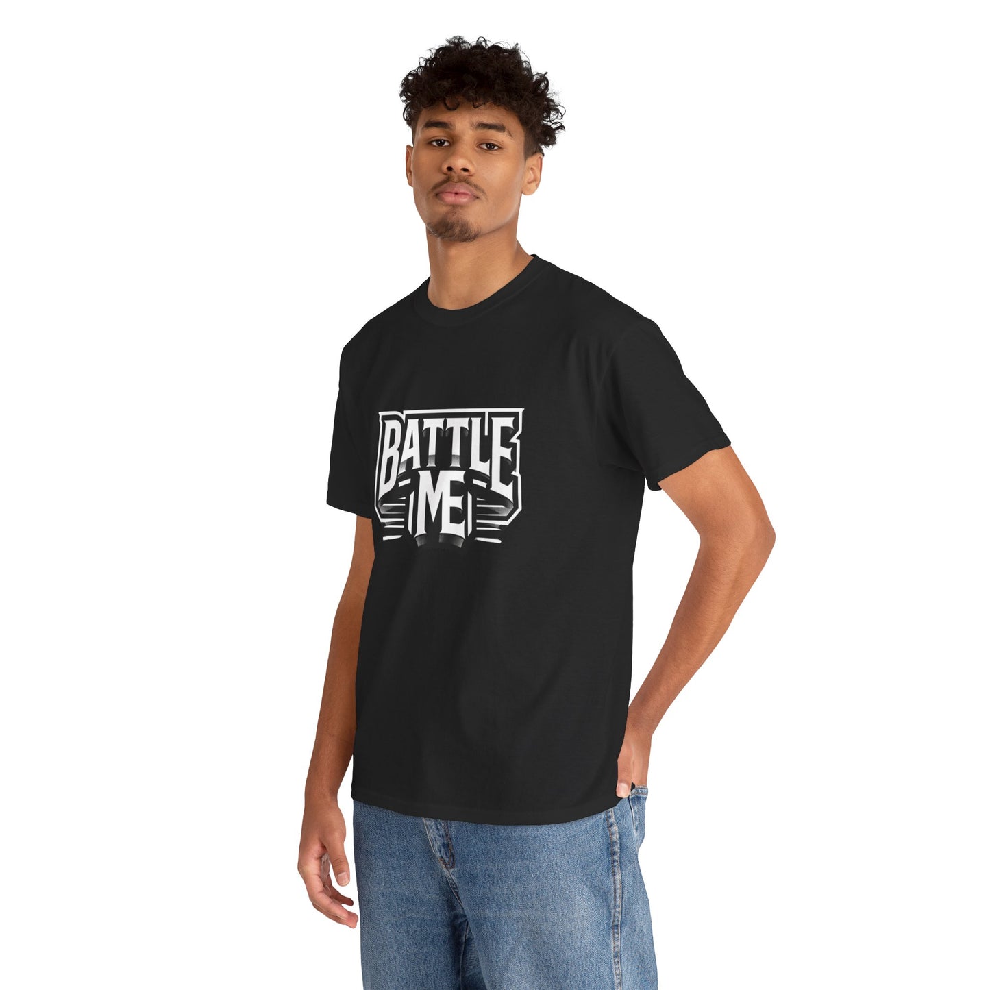 Heavy Cotton Tshirt Unisex for Battle on Live