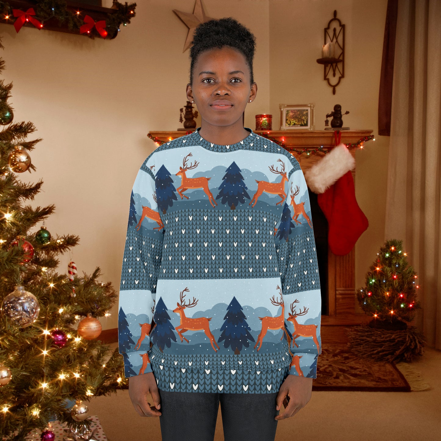 Christmas Ugly Sweater All Over Print Unisex Sweatshirt 6