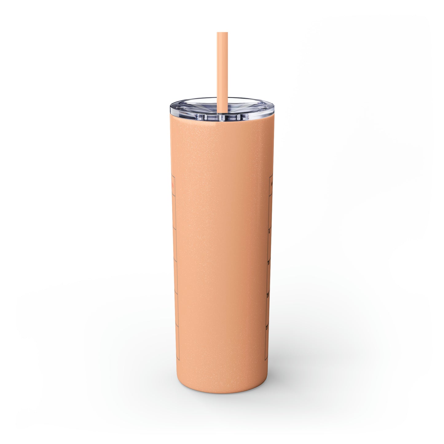 Skinny Tumbler with Straw, 20oz-Birthday Month November