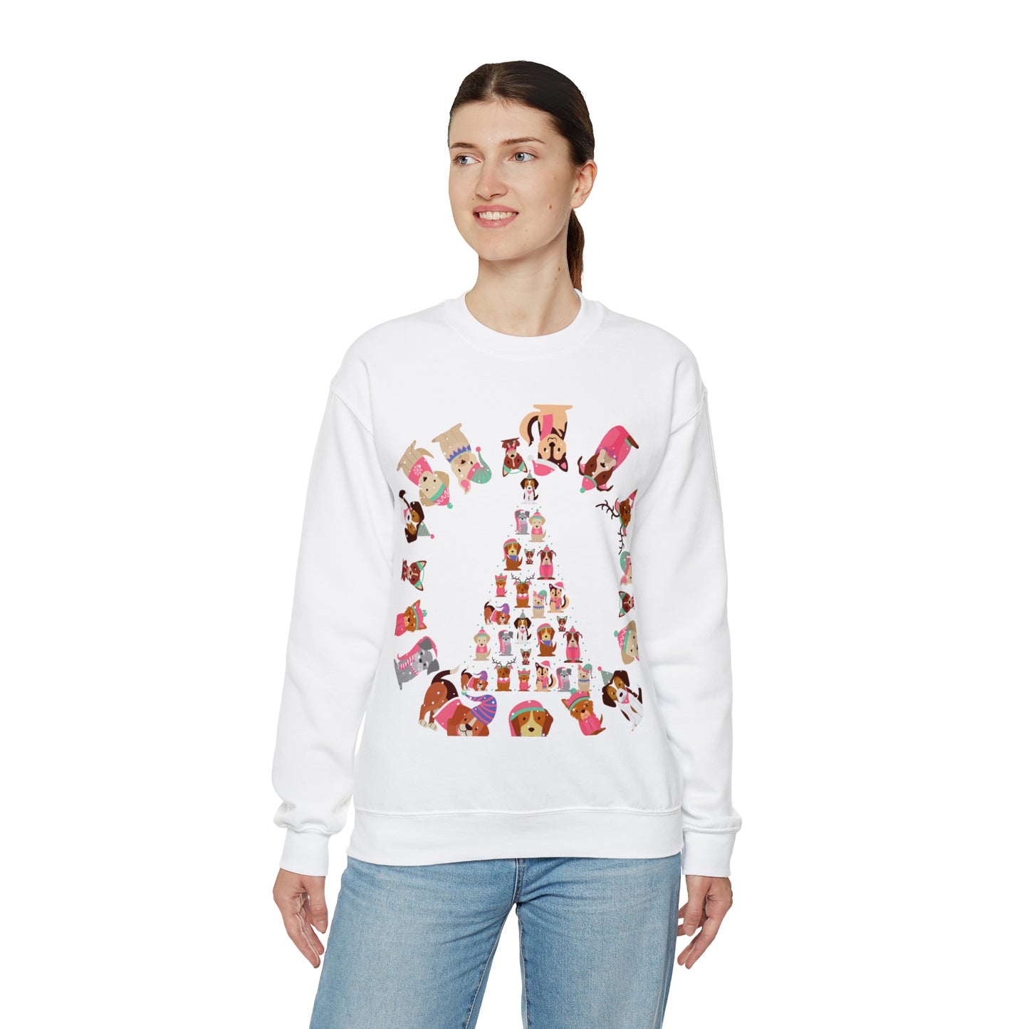 Unisex Heavy Blend™ Crewneck Christmas Ugly Sweatshirt6