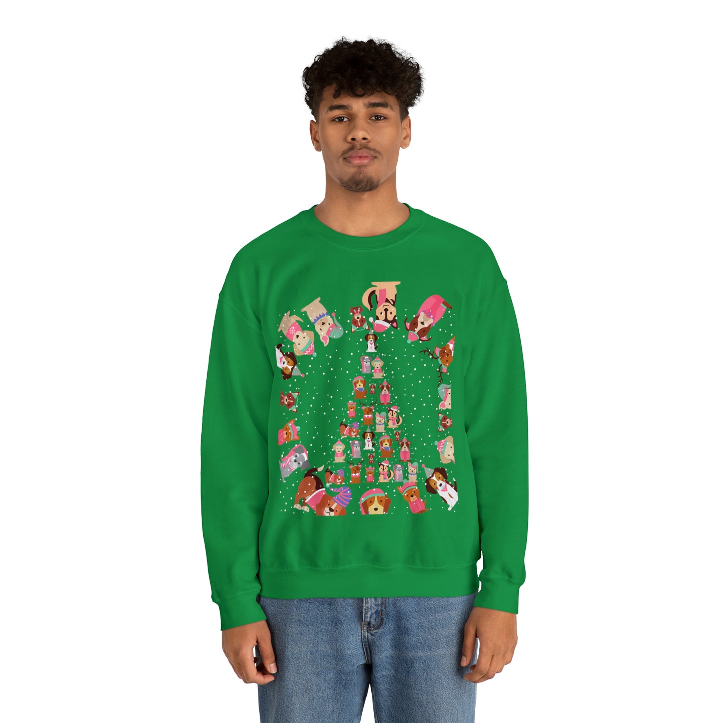 Unisex Heavy Blend™ Crewneck Christmas Ugly Sweatshirt6