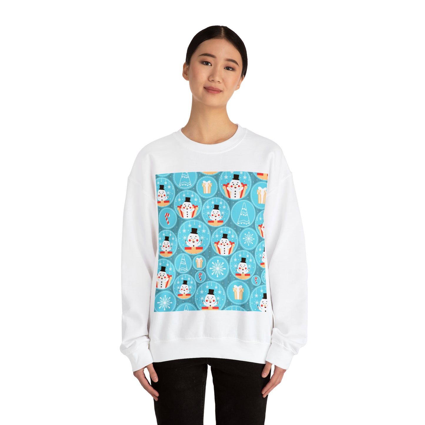 Unisex Heavy Blend™ Crewneck Christmas Ugly Sweatshirt5