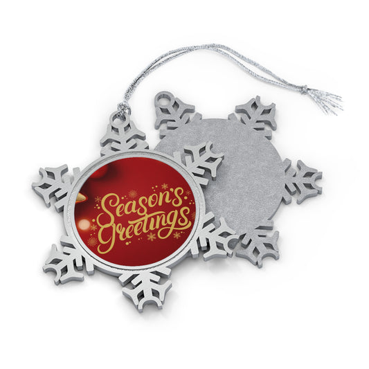 Pewter Snowflake Ornament