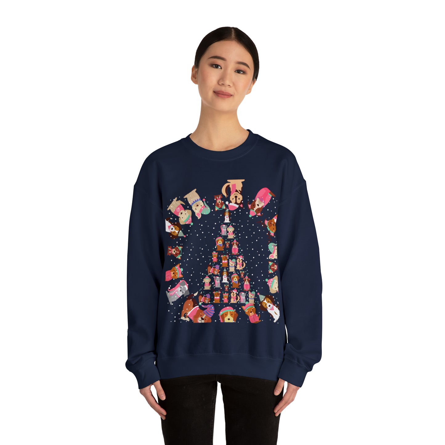 Unisex Heavy Blend™ Crewneck Christmas Ugly Sweatshirt6