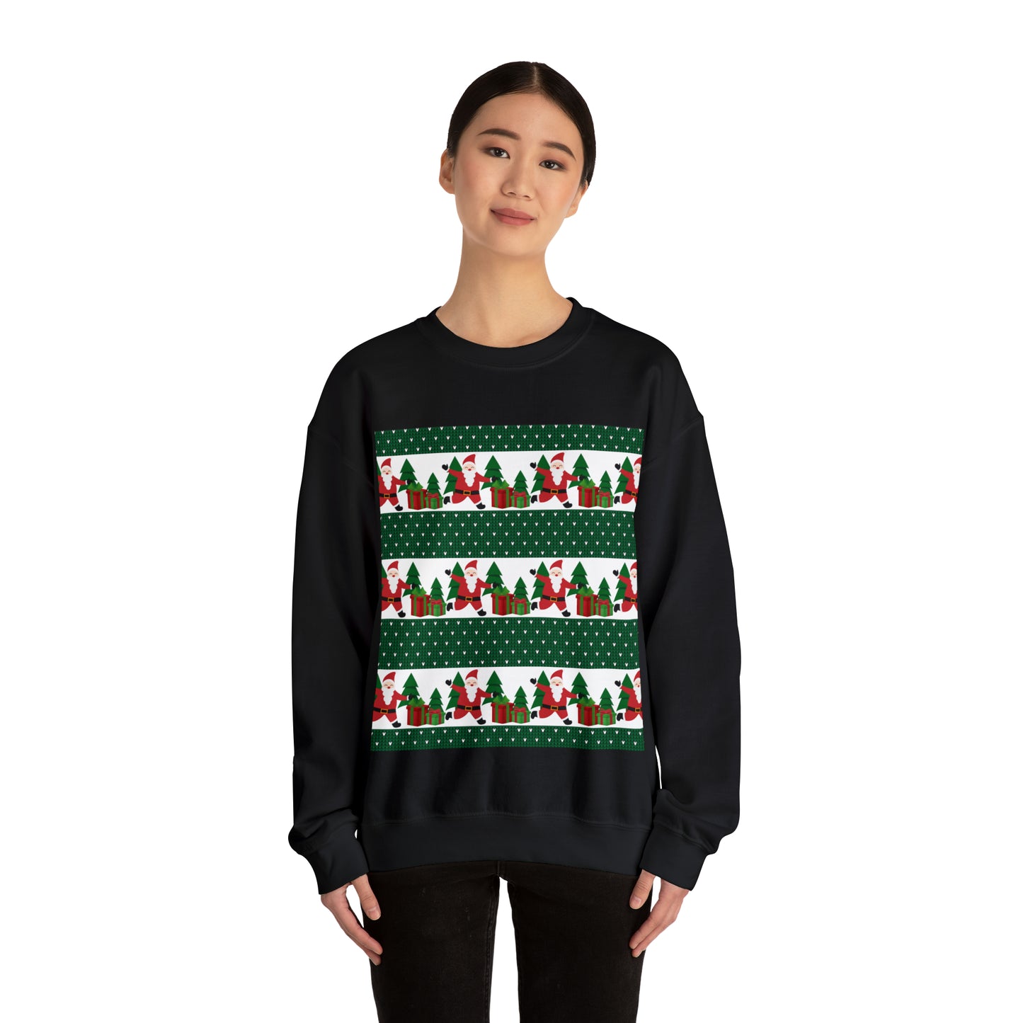 Unisex Heavy Blend™ Crewneck Christmas Ugly Sweatshirt21