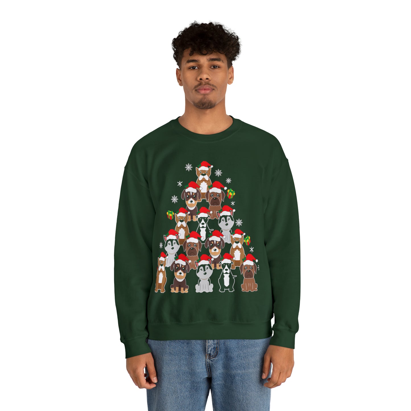 Unisex Heavy Blend™ Crewneck Christmas Ugly Sweatshirt8