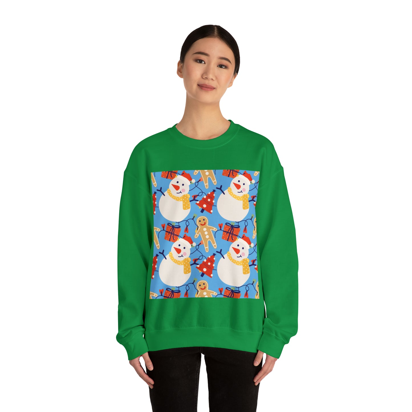 Unisex Heavy Blend™ Crewneck Christmas Ugly Sweatshirt14