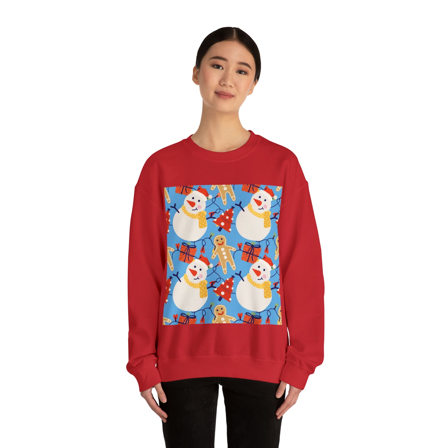 Unisex Heavy Blend™ Crewneck Christmas Ugly Sweatshirt14