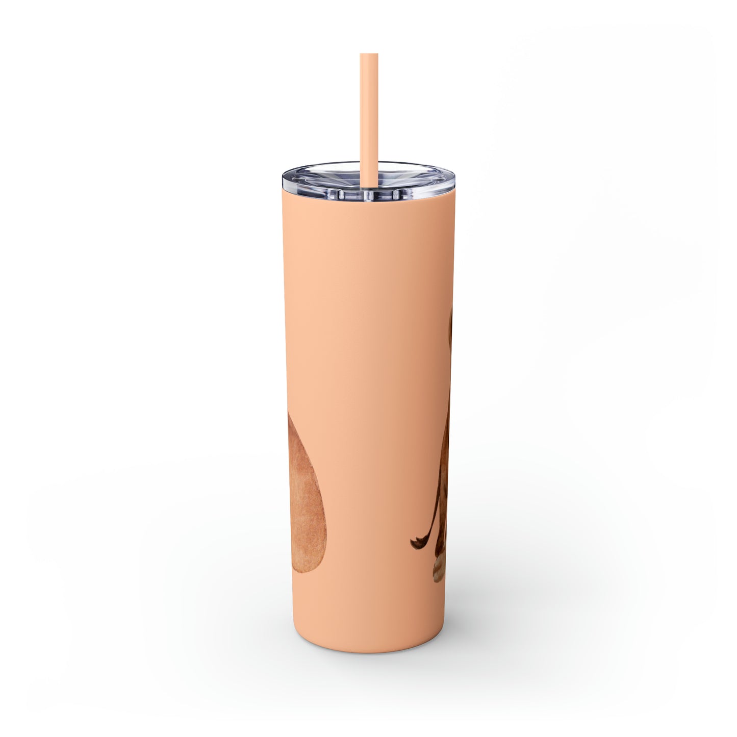 Skinny Tumbler with Straw 20oz - Lion