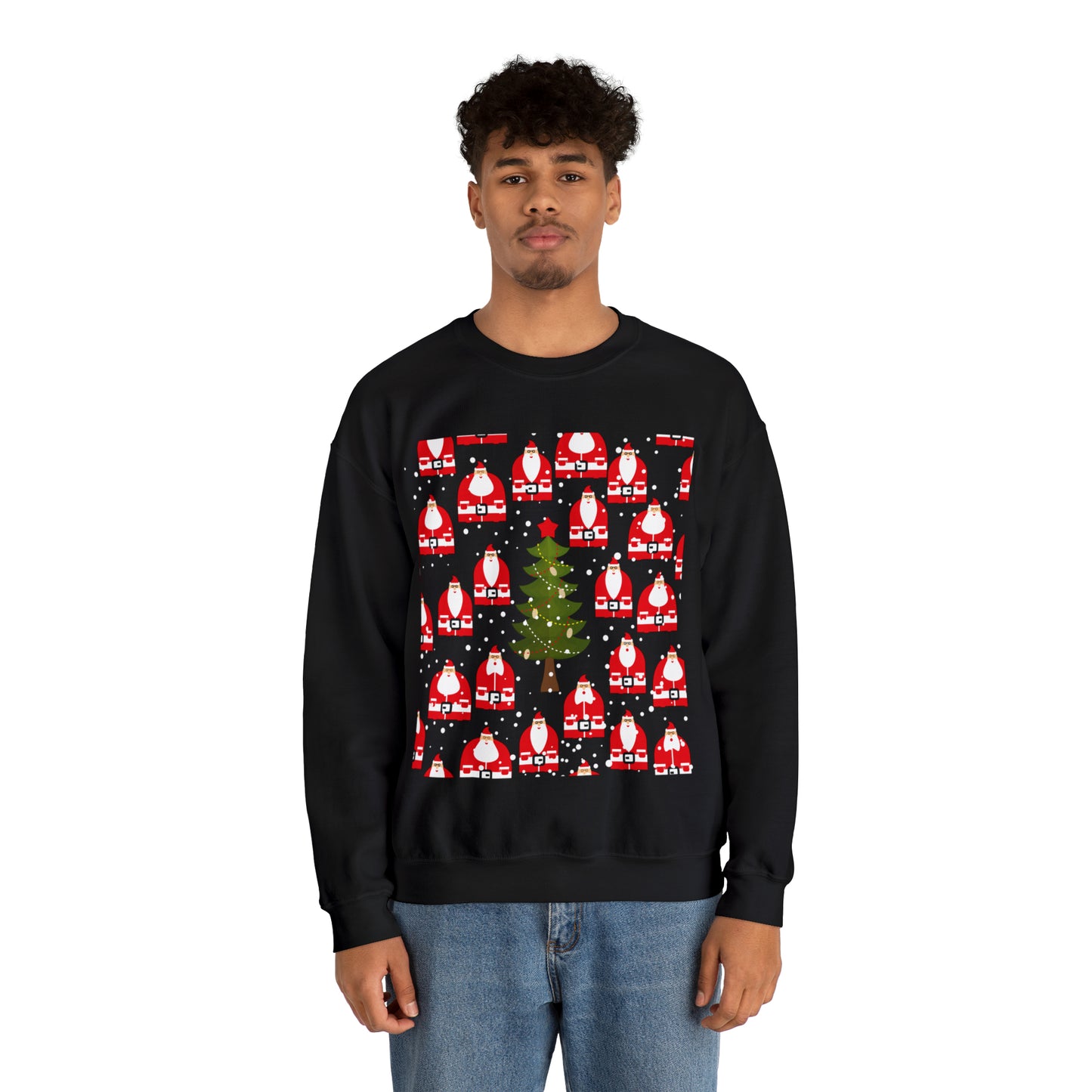 Unisex Heavy Blend™ Crewneck Christmas Ugly Sweatshirt9