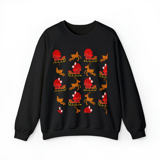 Unisex Heavy Blend™ Crewneck Christmas Ugly Sweatshirt23