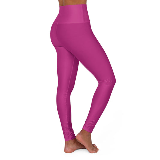 High Waisted Yoga Leggings for Women Pink