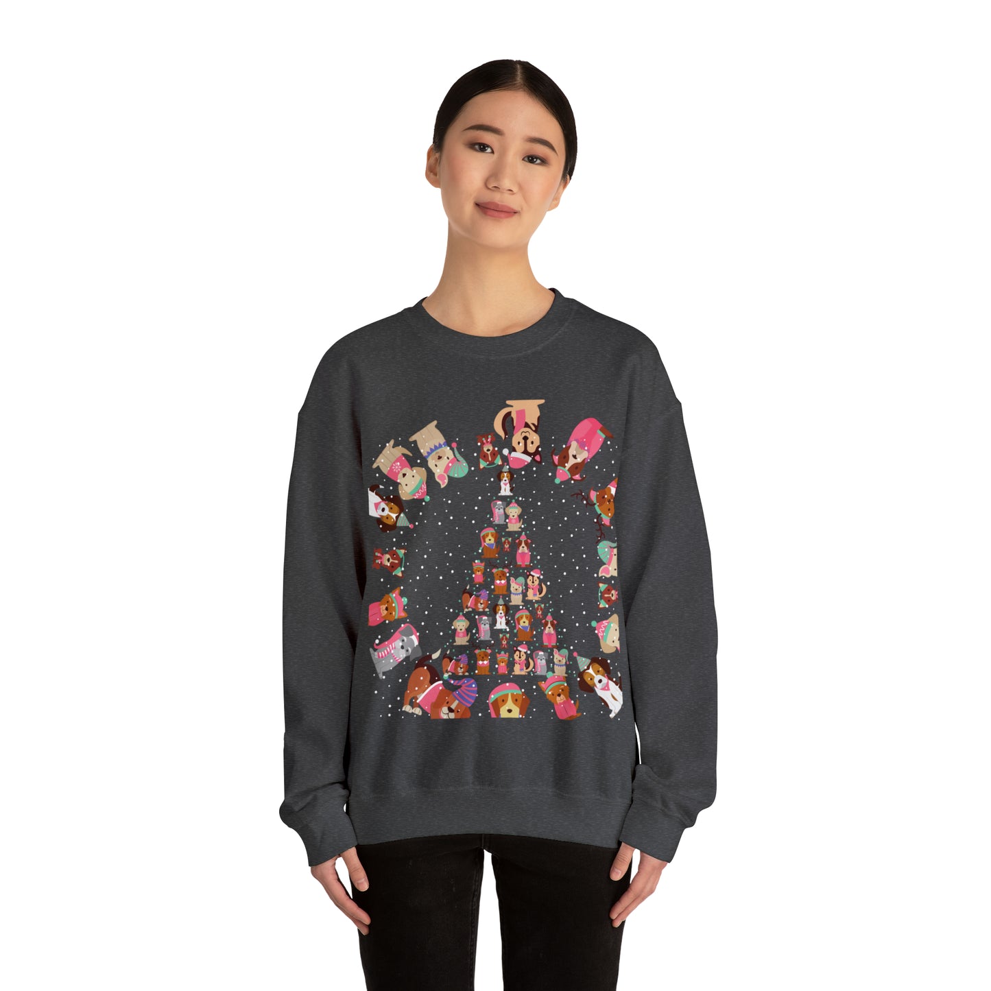 Unisex Heavy Blend™ Crewneck Christmas Ugly Sweatshirt6