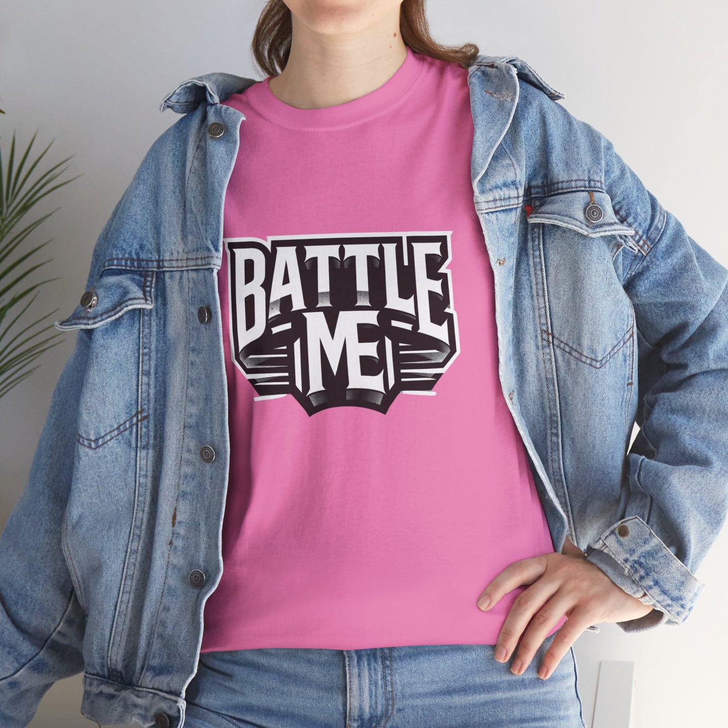 Heavy Cotton Tshirt Unisex for Battle on Live