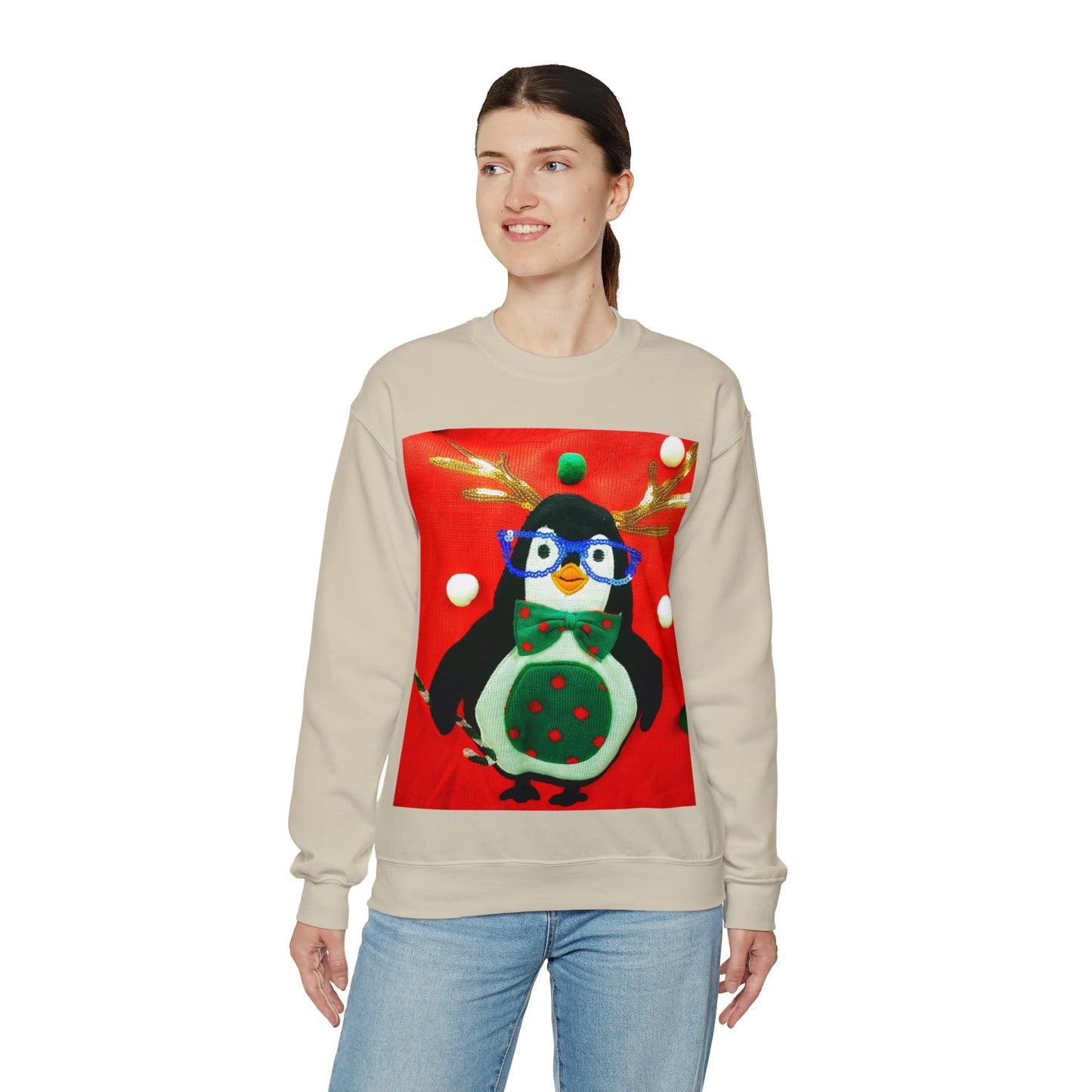 Unisex Heavy Blend™ Crewneck Christmas Ugly Sweatshirt