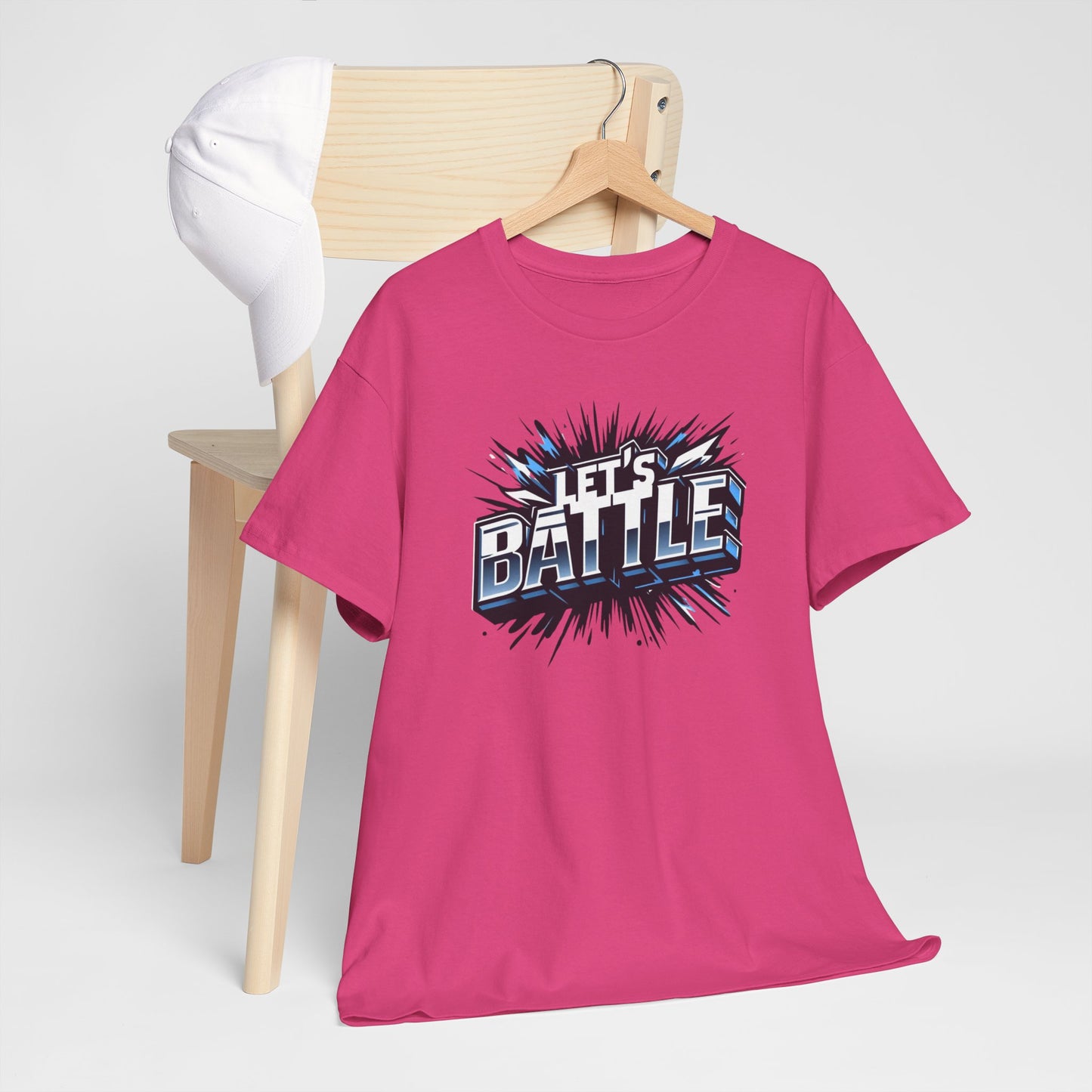 Heavy Cotton Tshirt for Male and Female Lets Battle