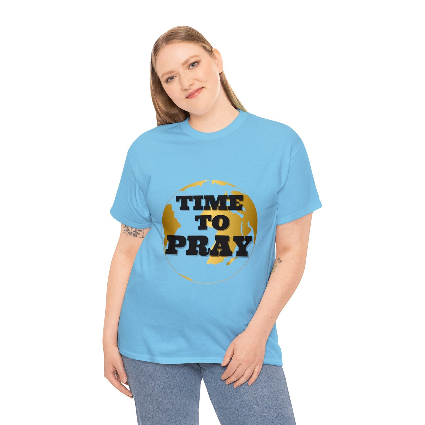 Unisex Heavy Cotton Tee Time to Pray Tee