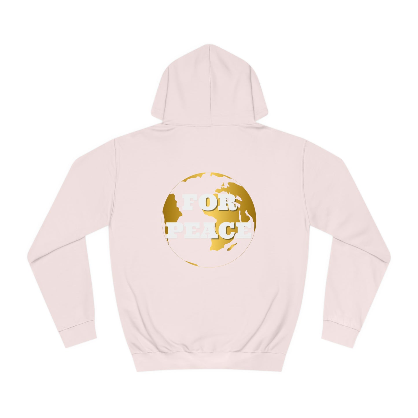 Unisex College Hoodie Time to Pray for Peace Design