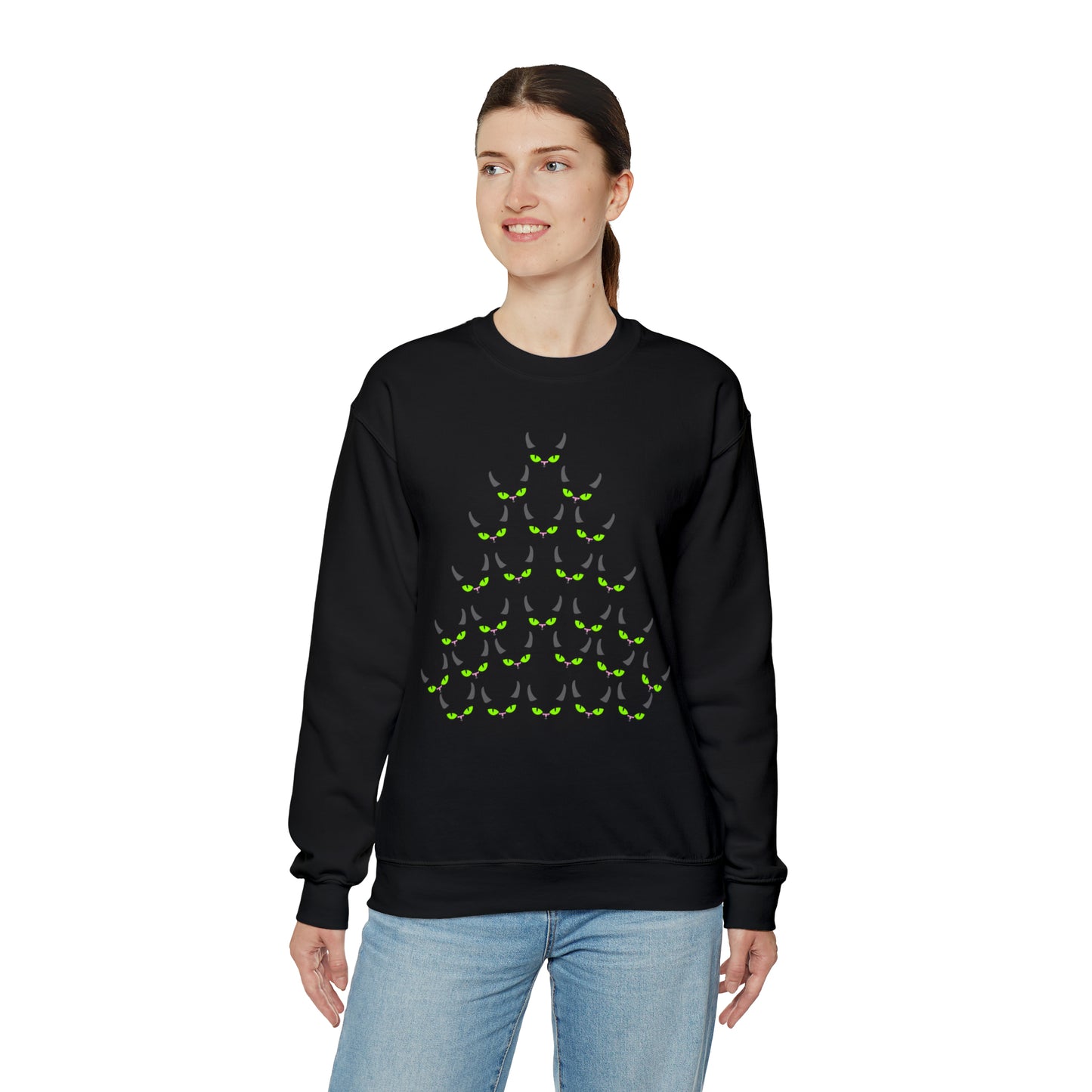 Unisex Heavy Blend™ Crewneck Christmas Ugly Sweatshirt13