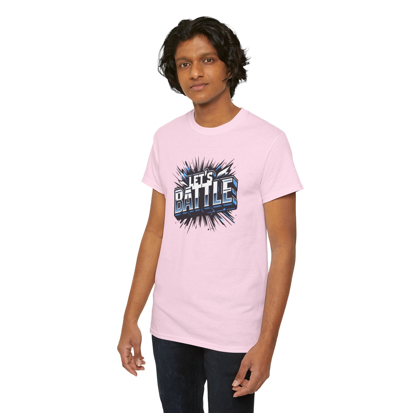 Heavy Cotton Tshirt for Male and Female Lets Battle