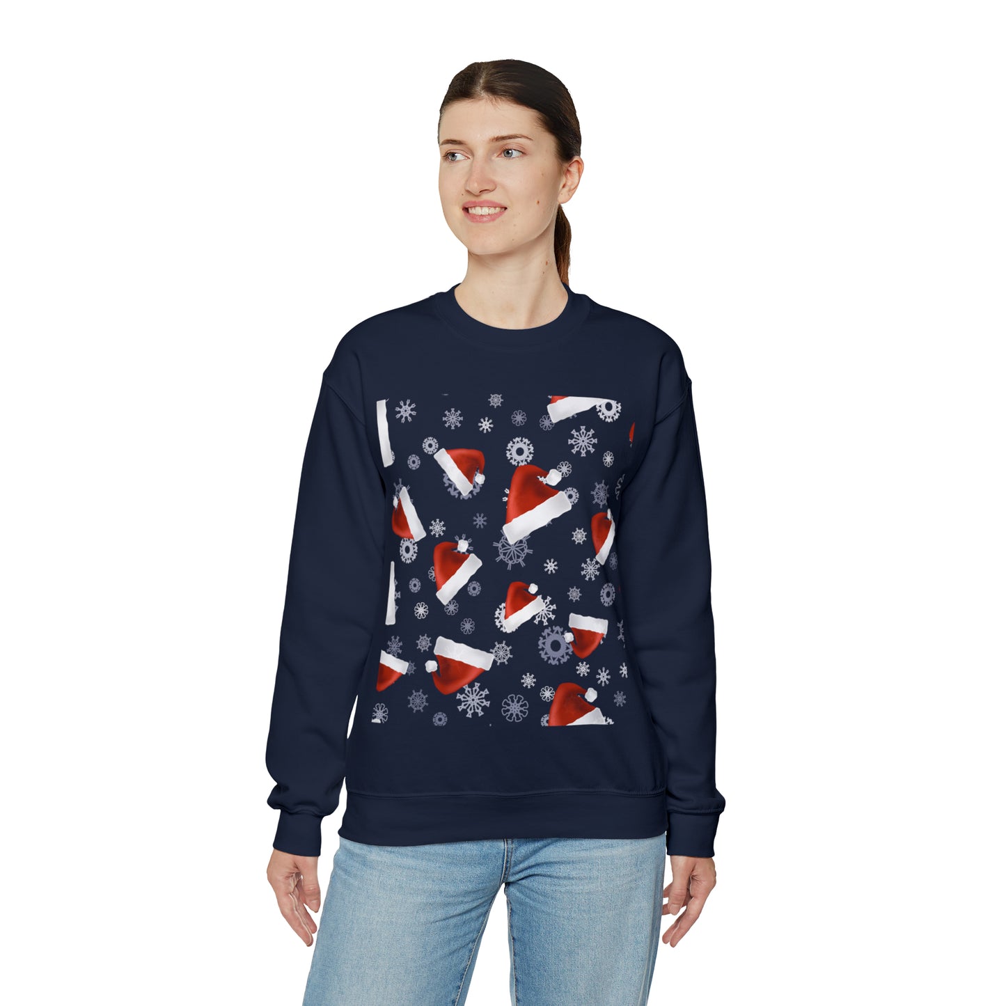 Unisex Heavy Blend™ Crewneck Christmas Ugly Sweatshirt18