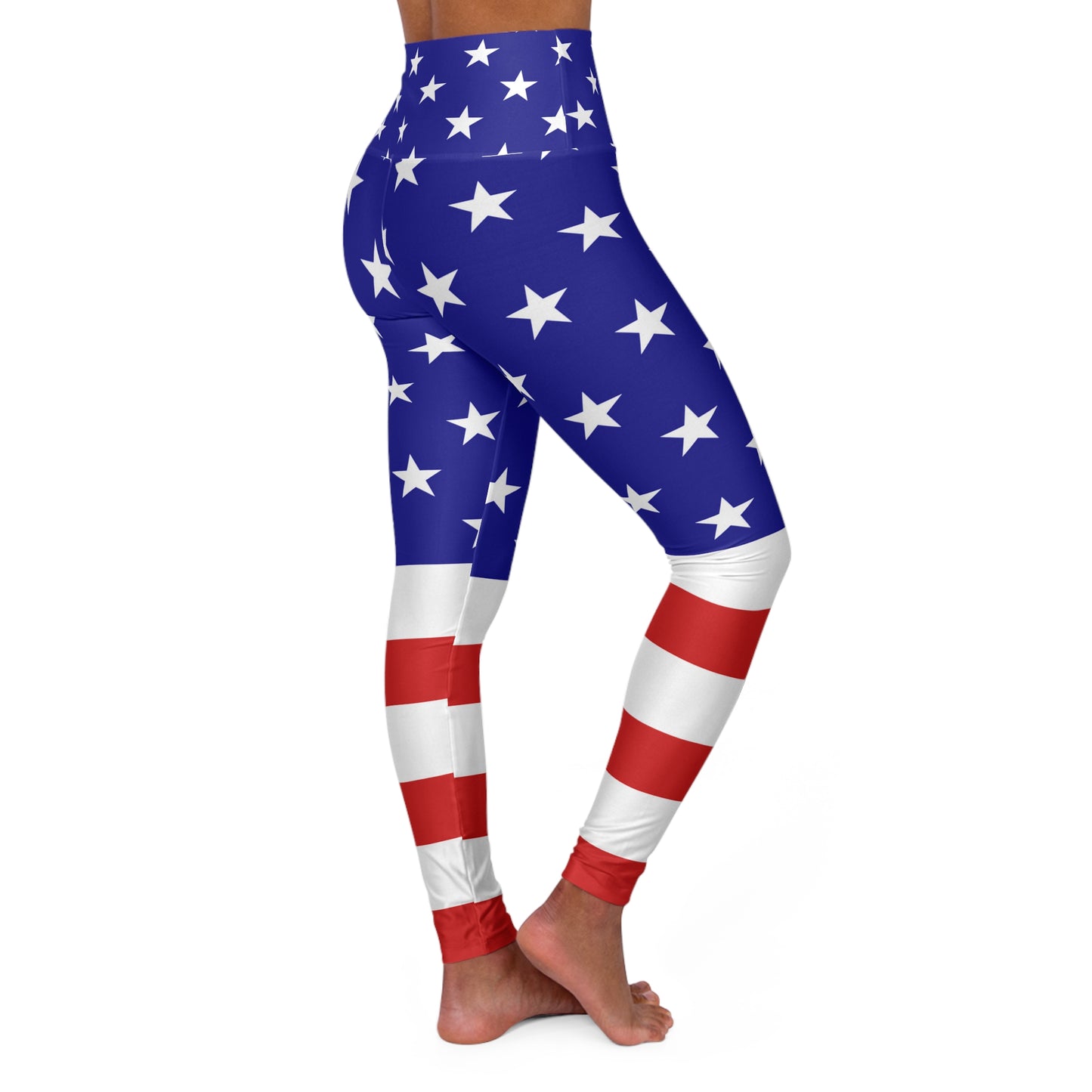 High Waisted Yoga Leggings American Edition