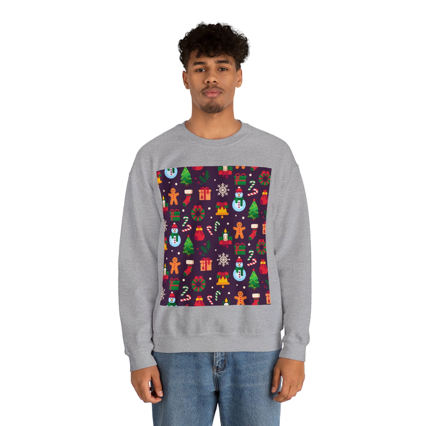 Unisex Heavy Blend™ Crewneck Christmas Ugly Sweatshirt10