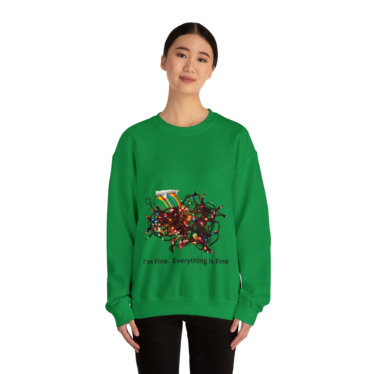 I'm Fine Everything is Fine-Christmas Ugly Sweater