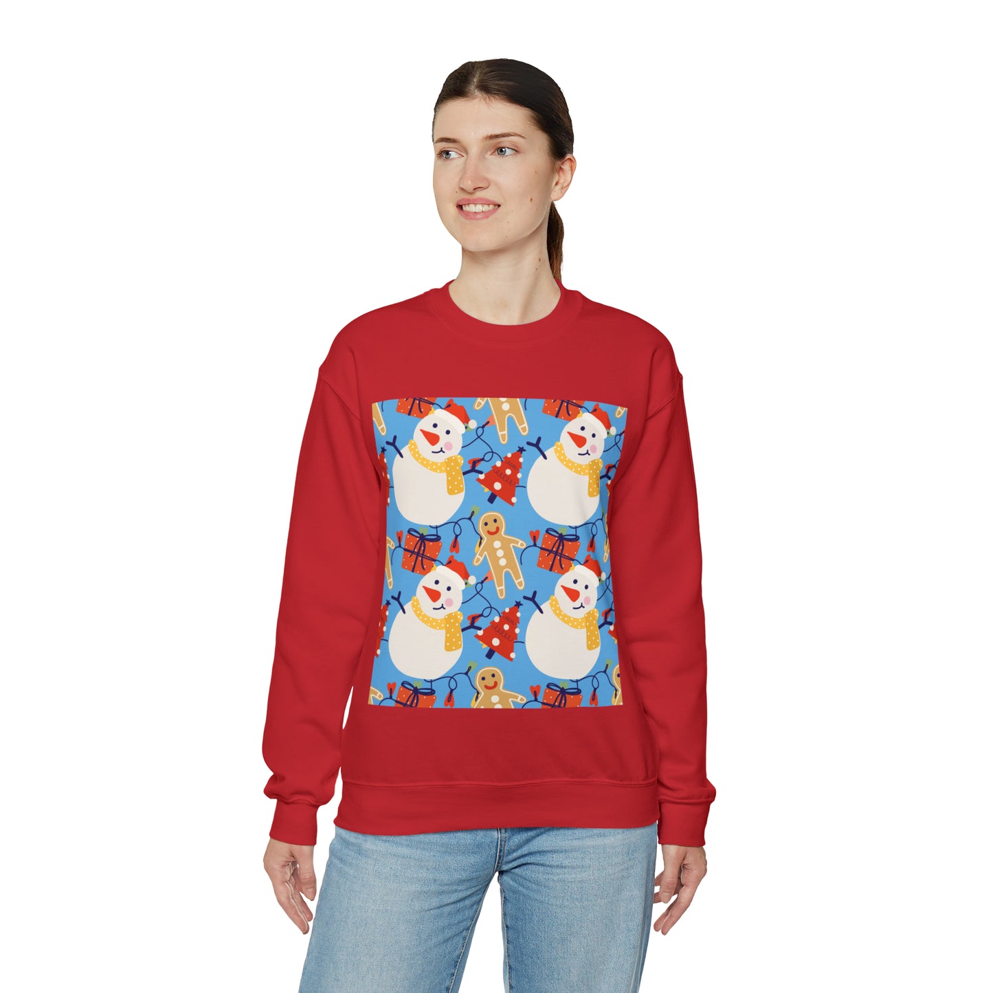 Unisex Heavy Blend™ Crewneck Christmas Ugly Sweatshirt14