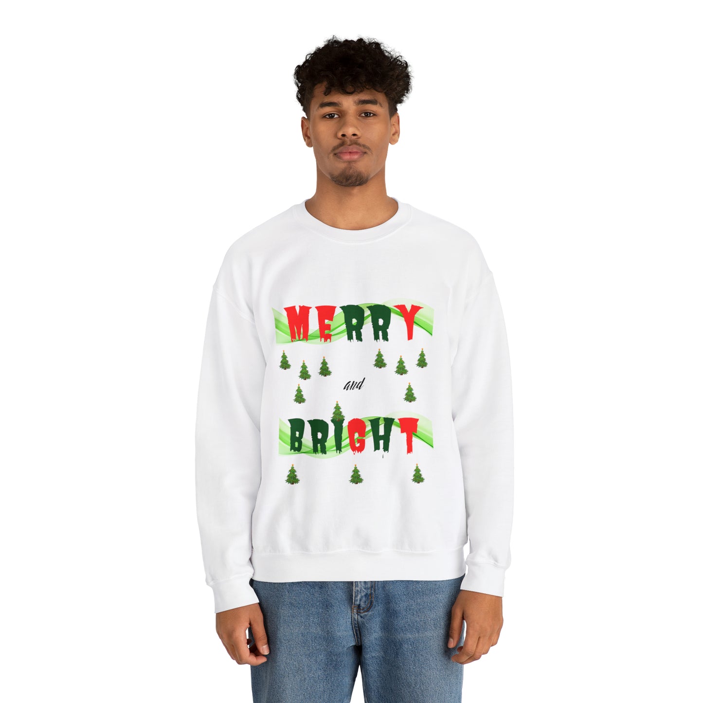 Merry and Bright Christmas Ugly Sweater