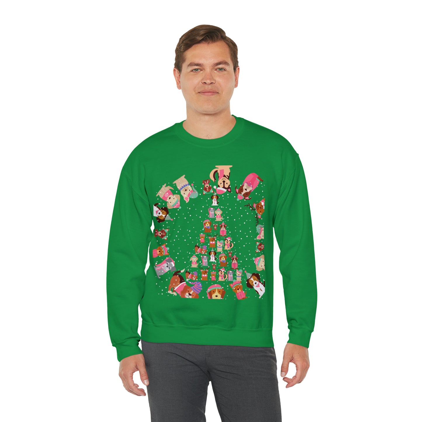 Unisex Heavy Blend™ Crewneck Christmas Ugly Sweatshirt6