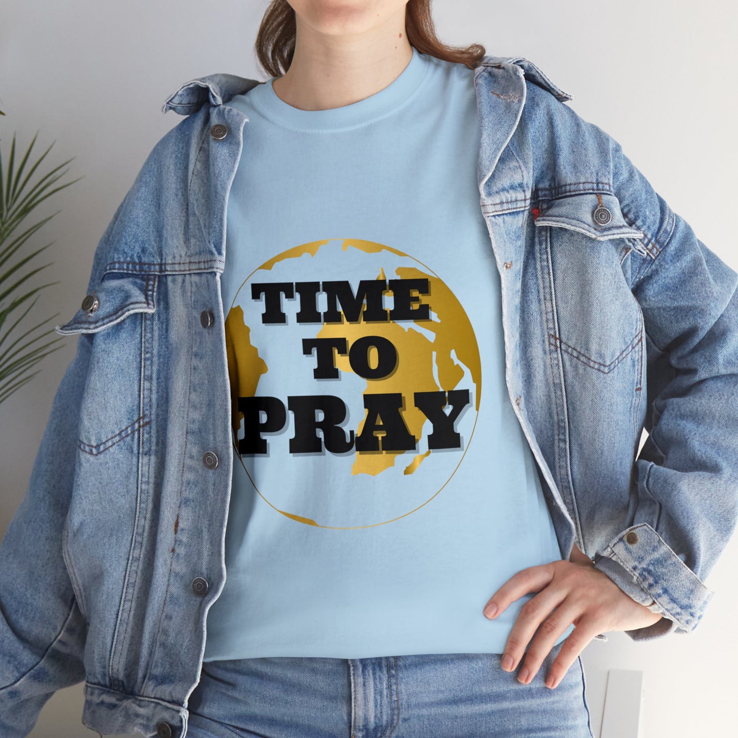 Unisex Heavy Cotton Tee Time to Pray Tee