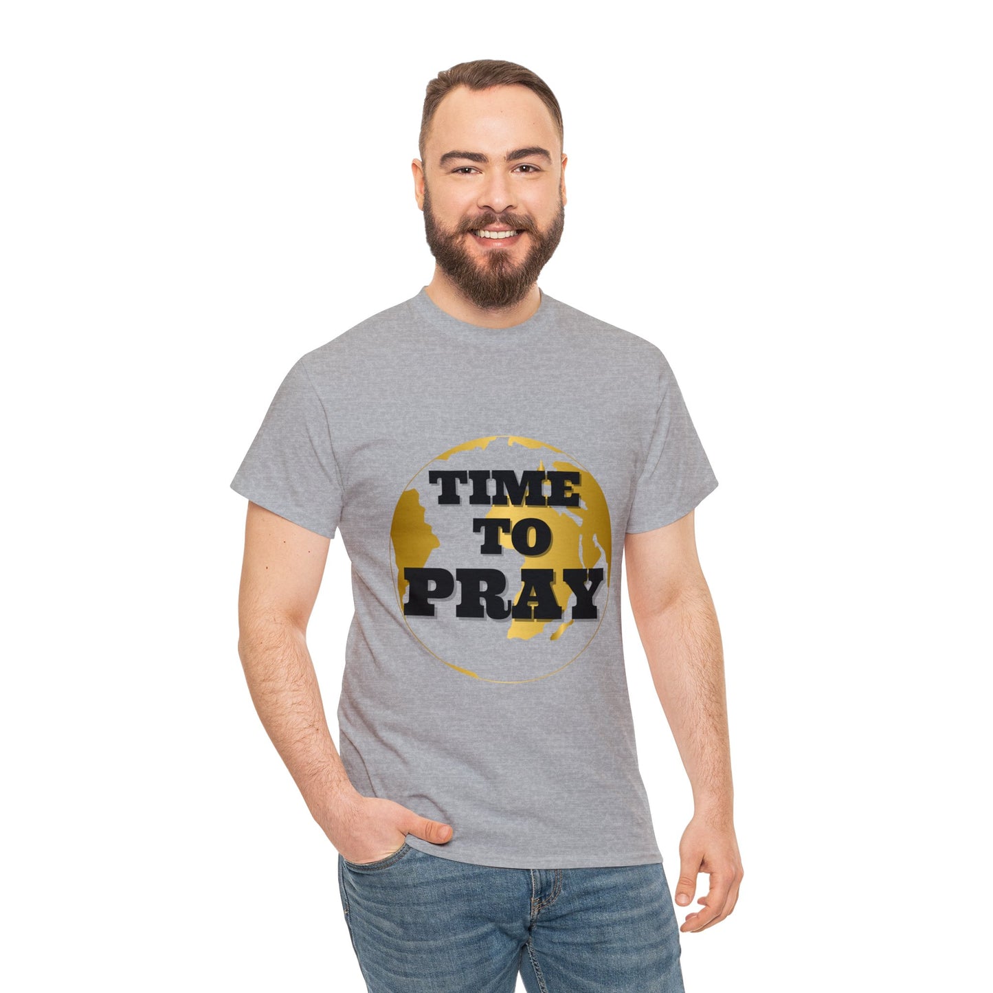 Unisex Heavy Cotton Tee Time to Pray Tee