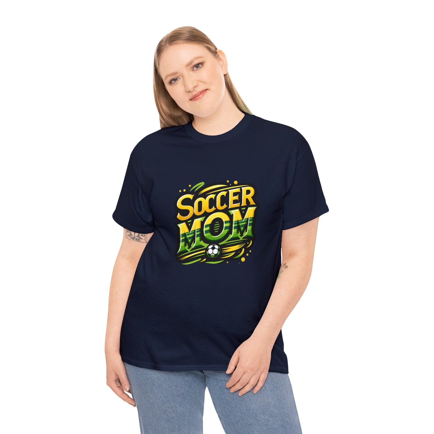 Soccer Mom Unisex Heavy Cotton Tee