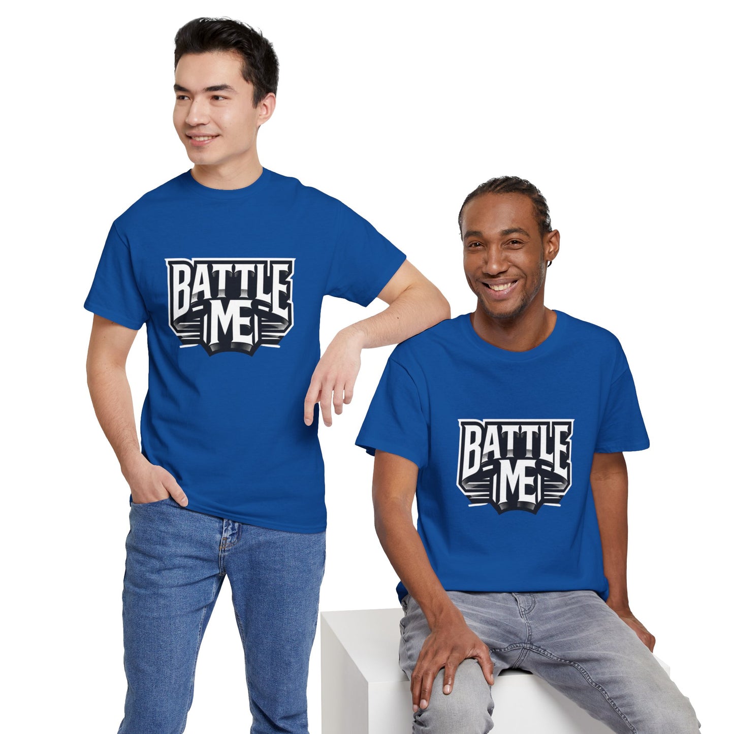 Heavy Cotton Tshirt Unisex for Battle on Live