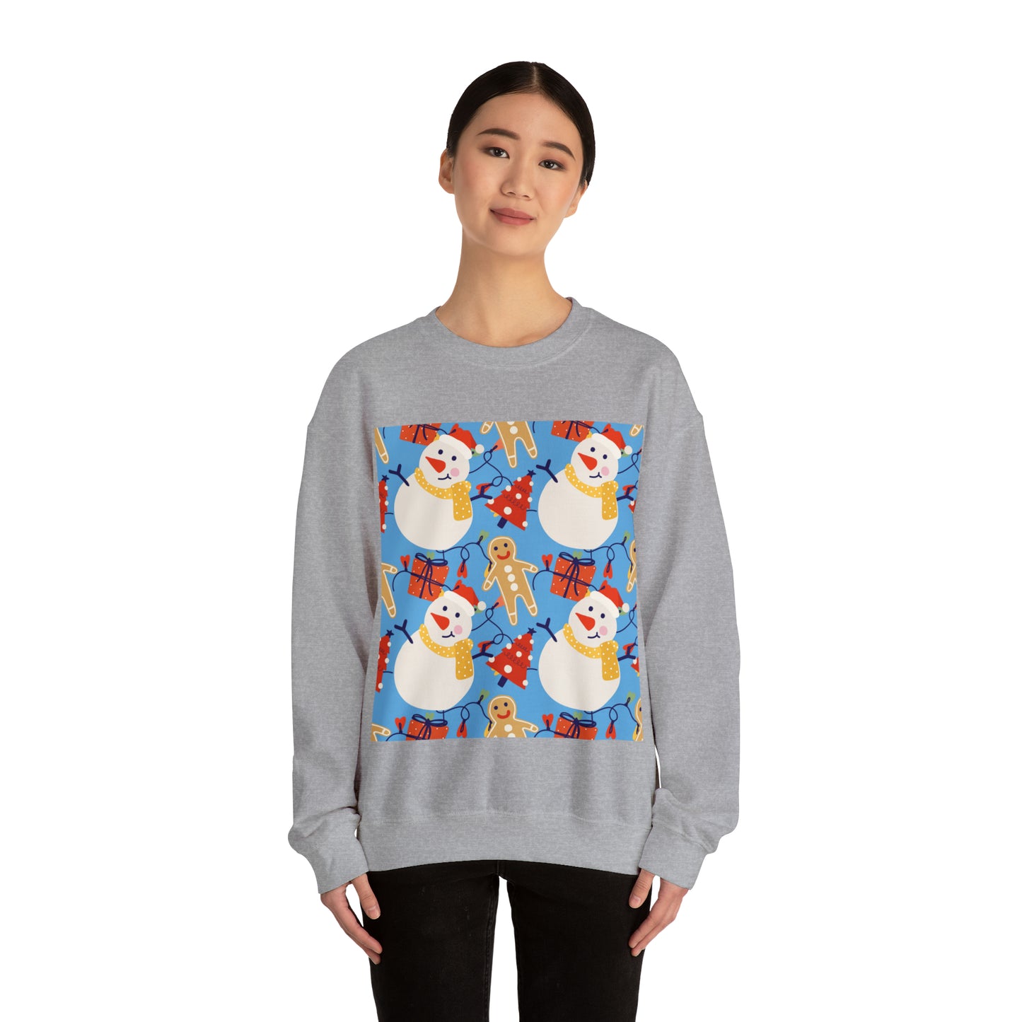 Unisex Heavy Blend™ Crewneck Christmas Ugly Sweatshirt14