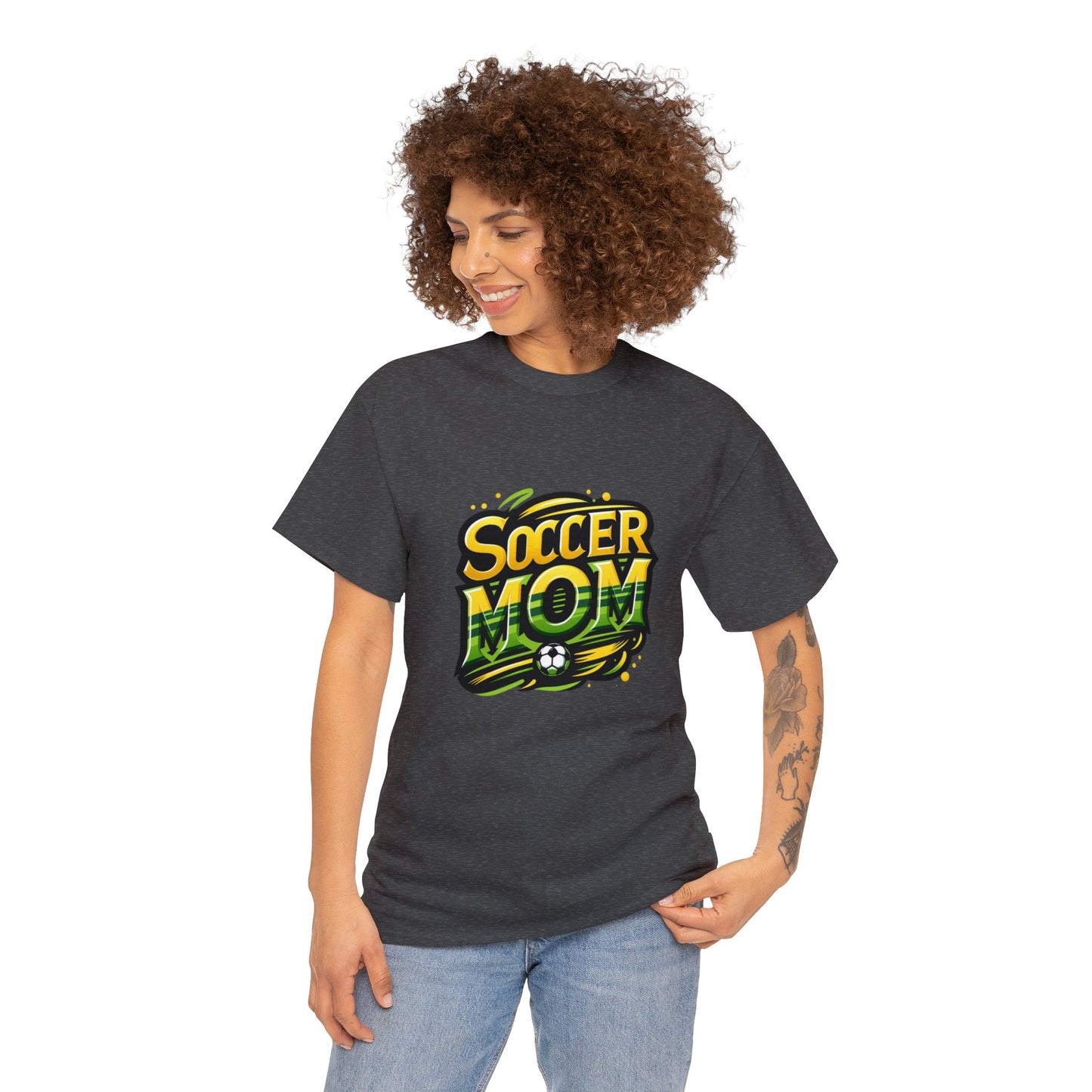 Soccer Mom Unisex Heavy Cotton Tee