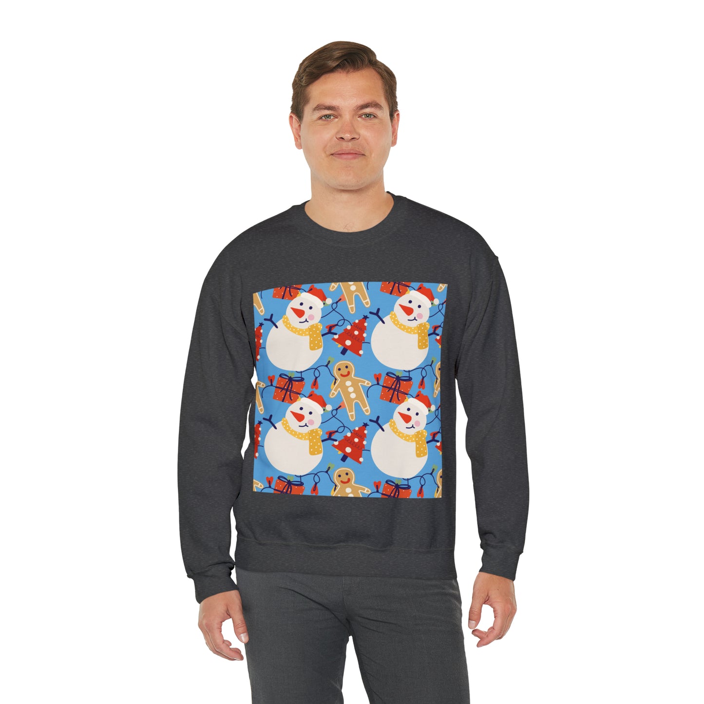 Unisex Heavy Blend™ Crewneck Christmas Ugly Sweatshirt14