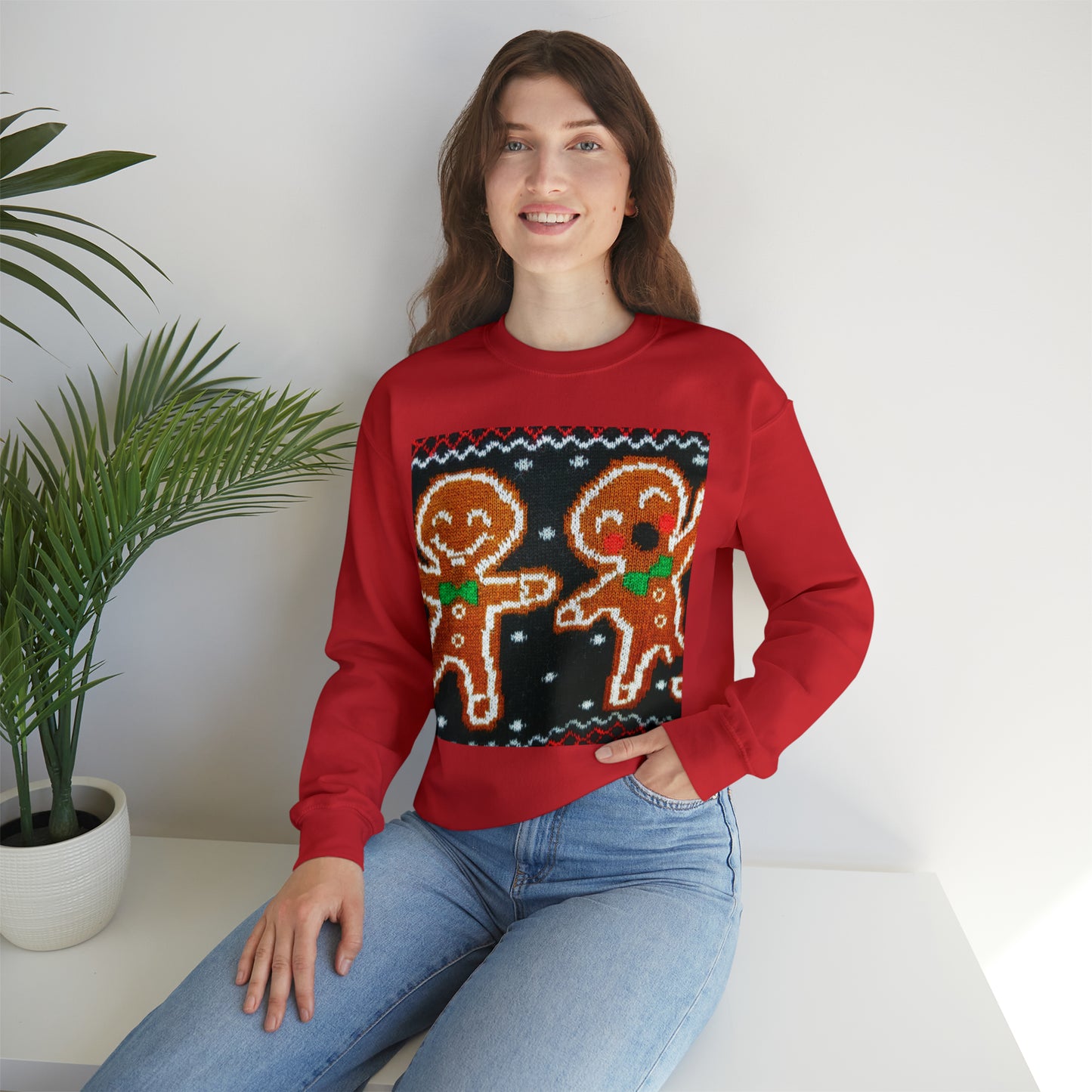 Unisex Heavy Blend™ Crewneck Christmas Ugly Sweatshirt2