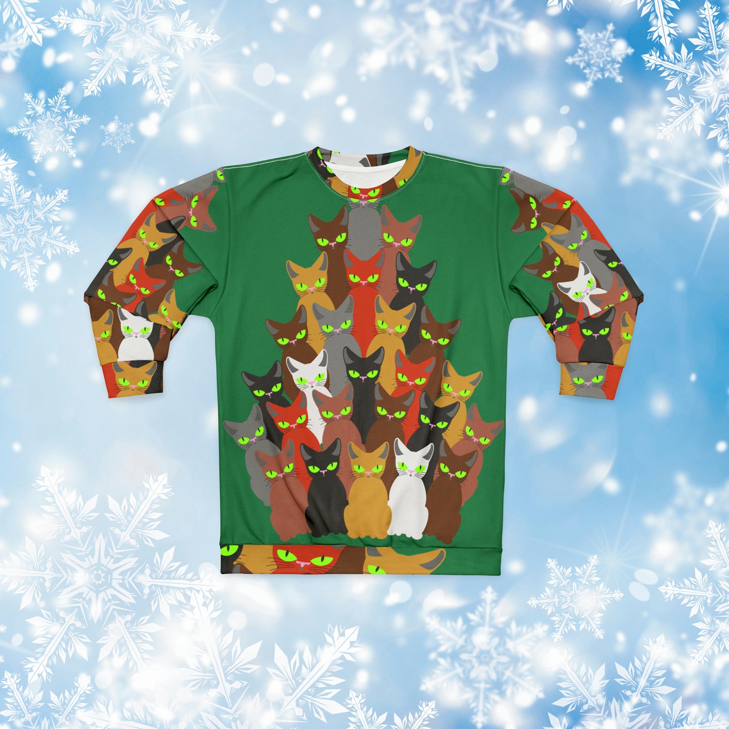 Christmas Ugly Sweater All Over Print Unisex Sweatshirt 4