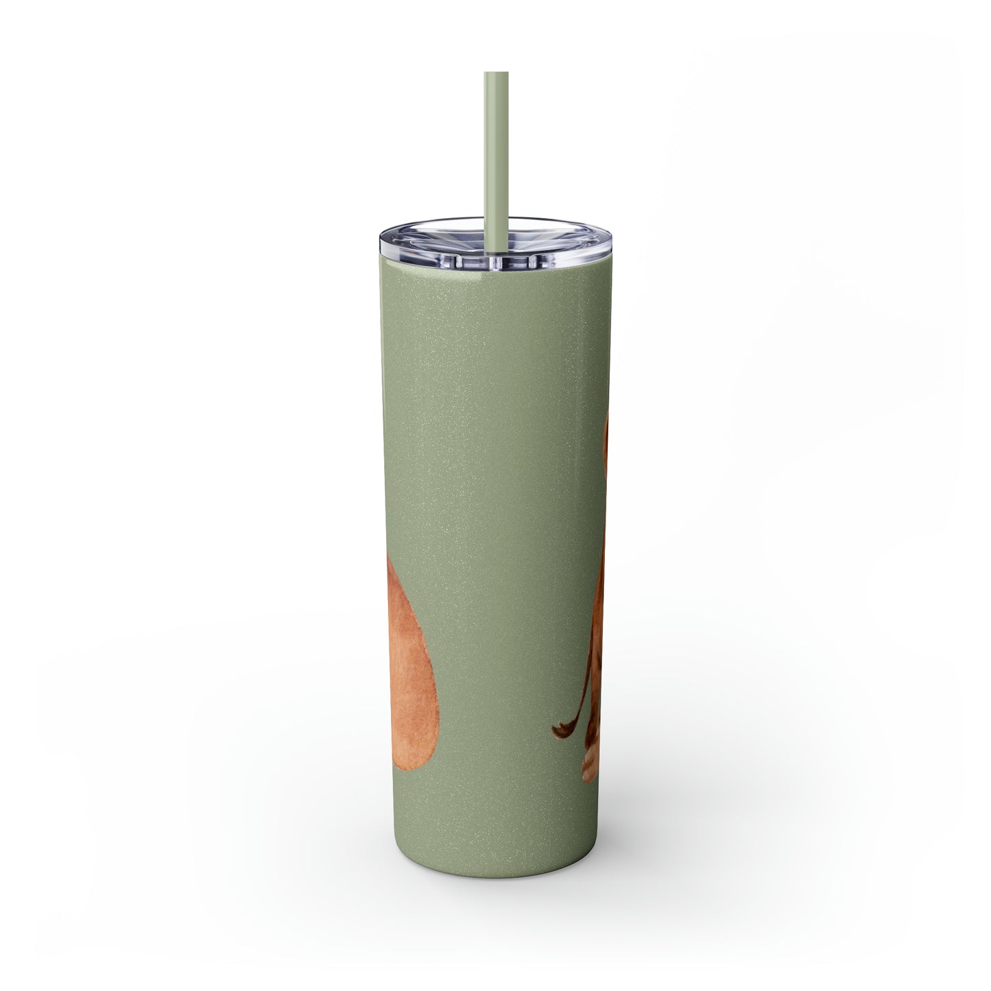 Skinny Tumbler with Straw 20oz - Lion