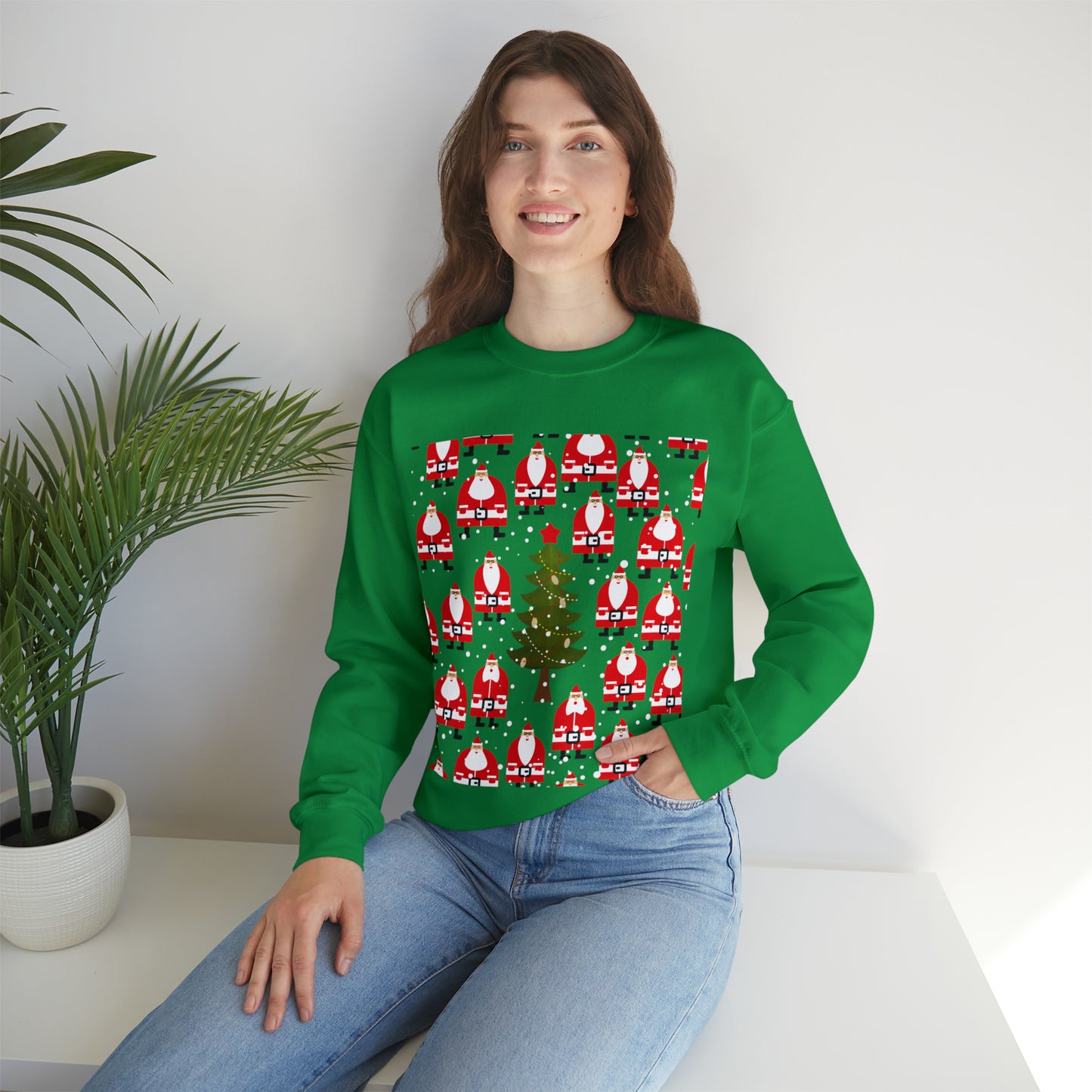 Unisex Heavy Blend™ Crewneck Christmas Ugly Sweatshirt9