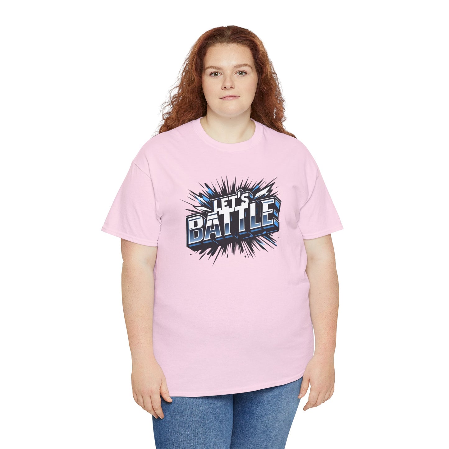 Heavy Cotton Tshirt for Male and Female Lets Battle