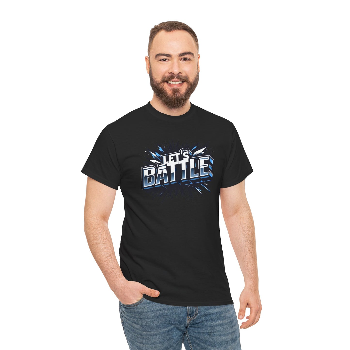 Heavy Cotton Tshirt for Male and Female Lets Battle