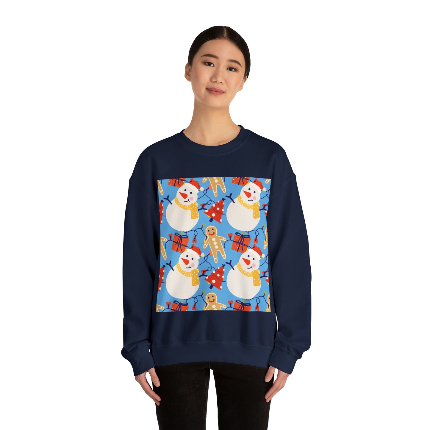 Unisex Heavy Blend™ Crewneck Christmas Ugly Sweatshirt14