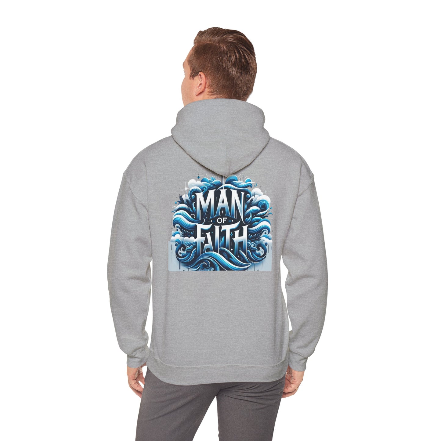 Unisex Heavy Blend™ Hooded Sweatshirt Man of Faith